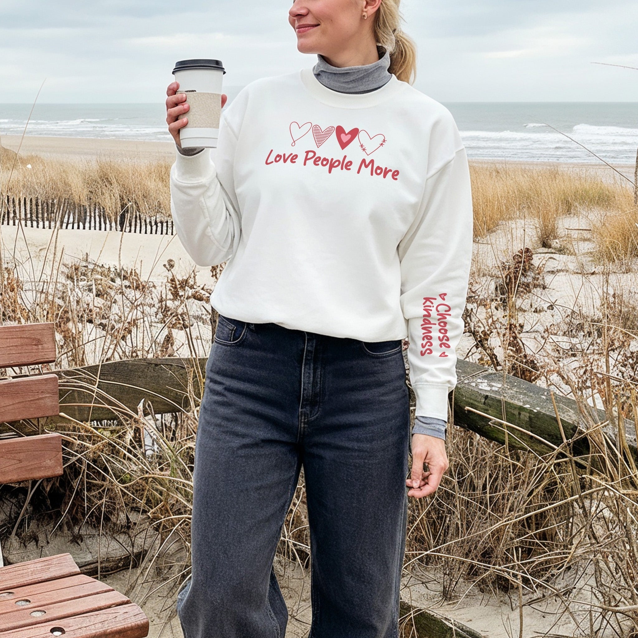 Love People More Sweater