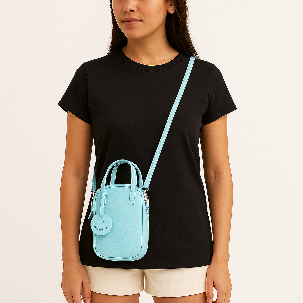 Leather Smile Slim Purse