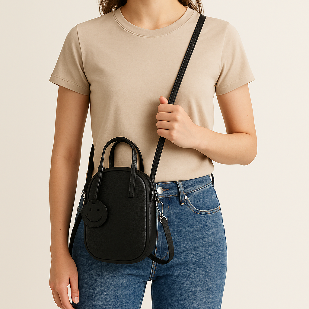Leather Smile Slim Purse