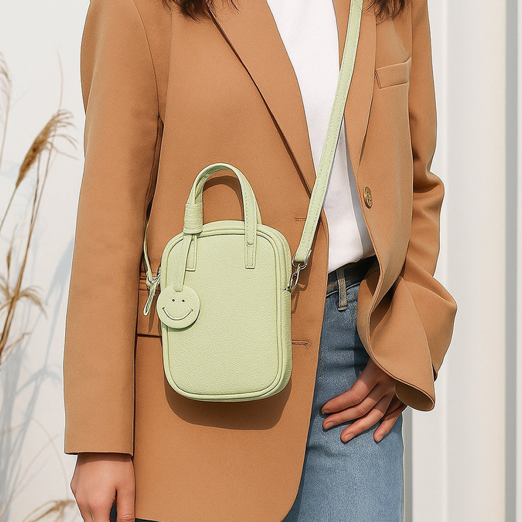 Leather Smile Slim Purse