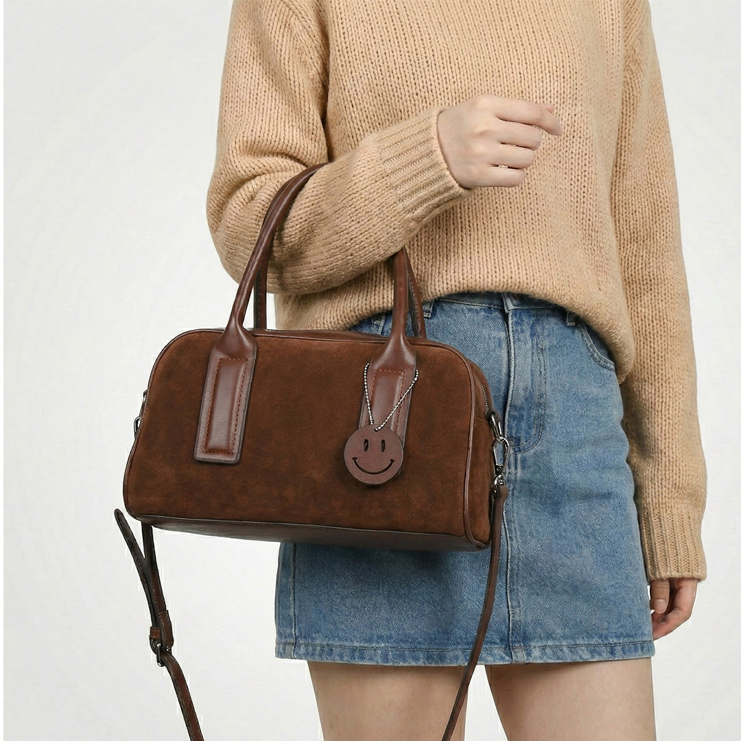 Everyday Suede Smile Bag