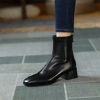 Bold Boundary Genuine Leather Boots