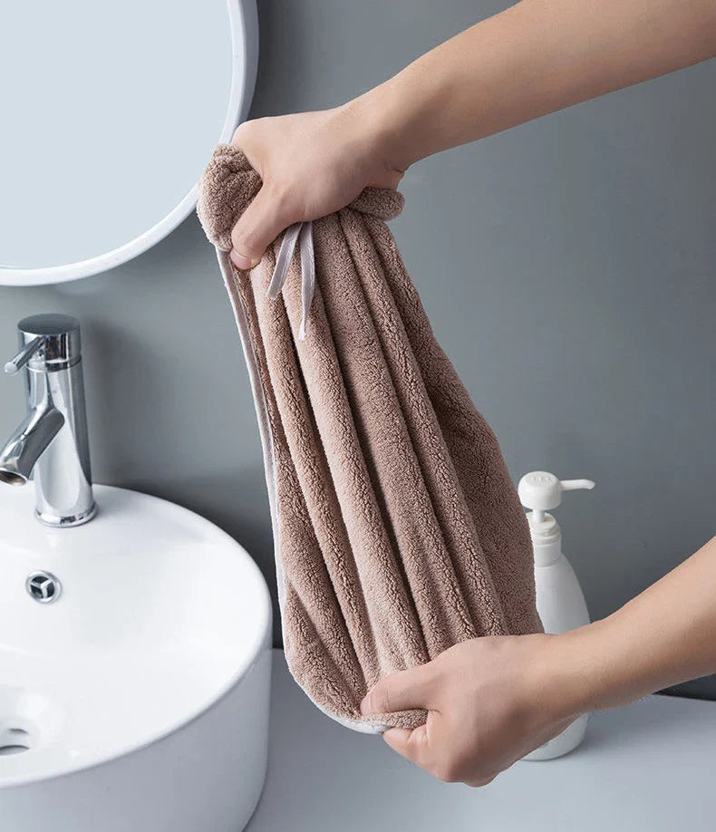 Bow Charm Coral Velvet Towels