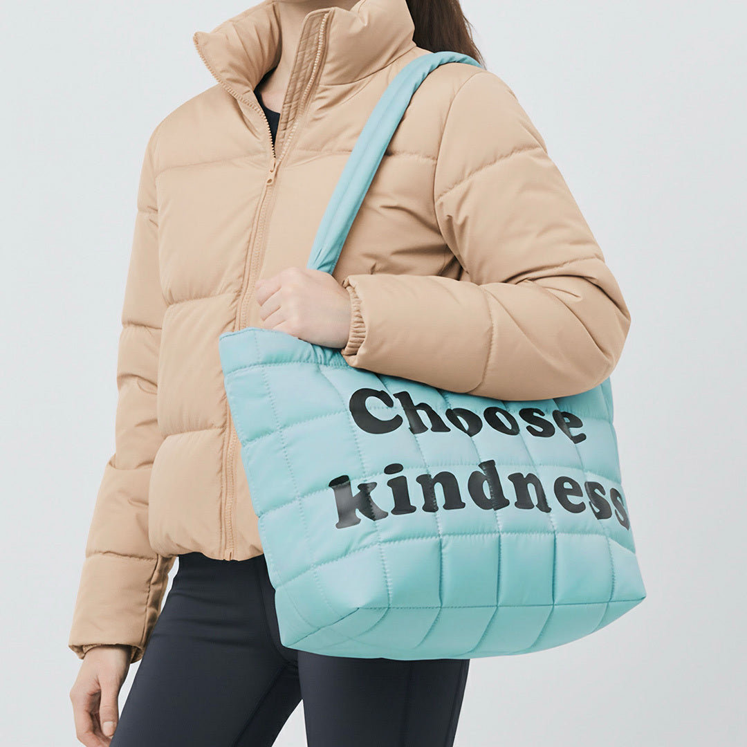 Kindness Puffer Bag