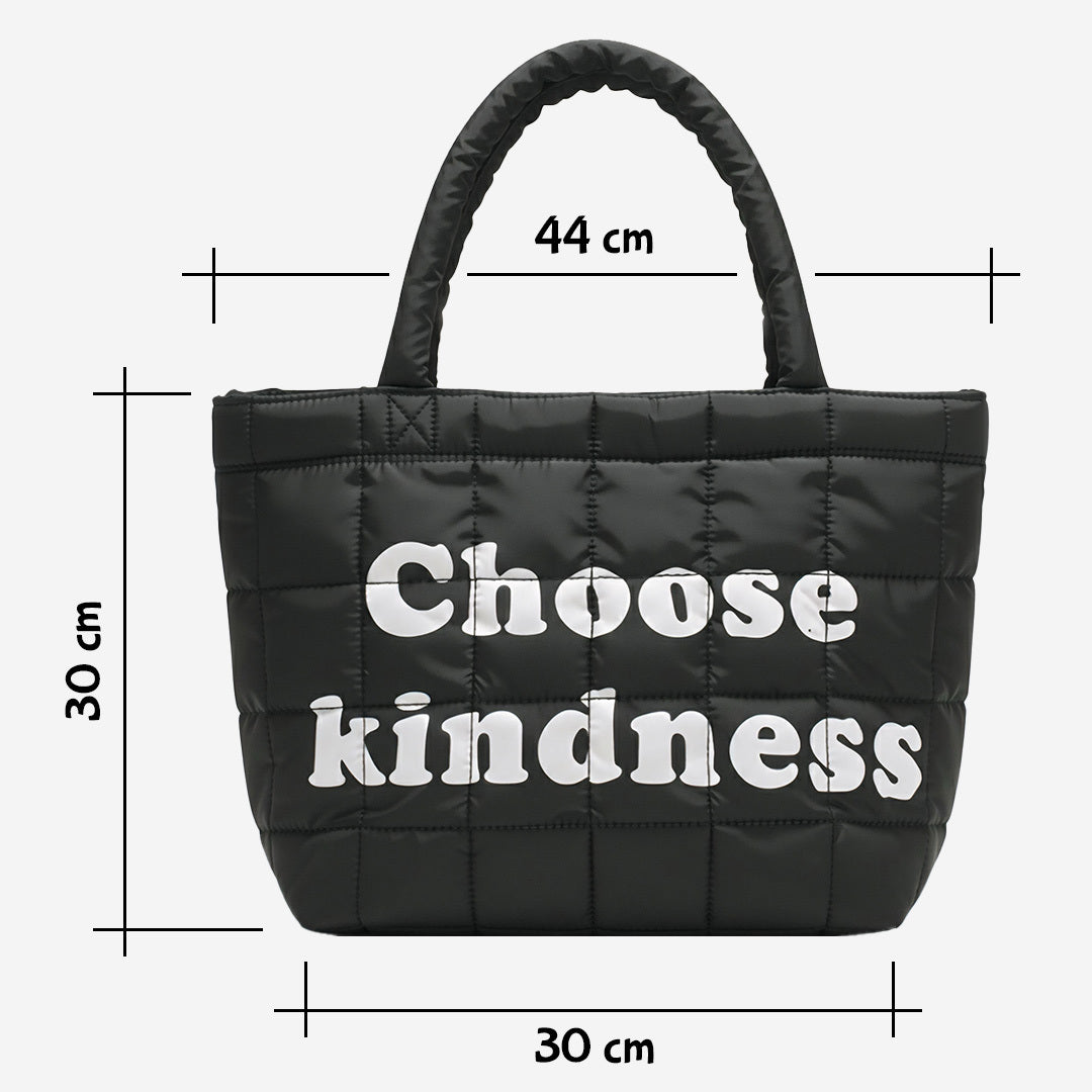 Kindness Puffer Bag