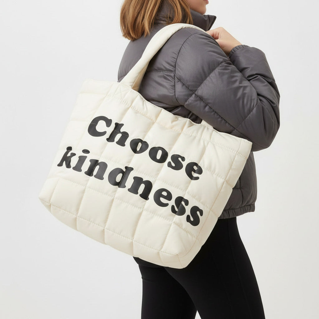 Kindness Puffer Bag