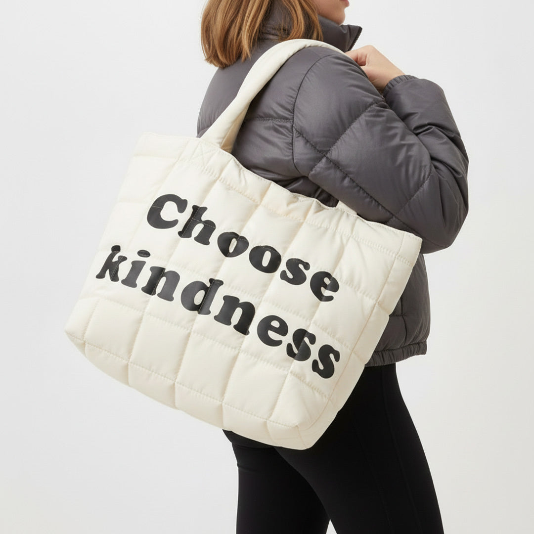 Kindness Puffer Bag