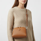 Leather Smile Shoulder Bag