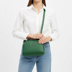 Leather Smile Shoulder Bag