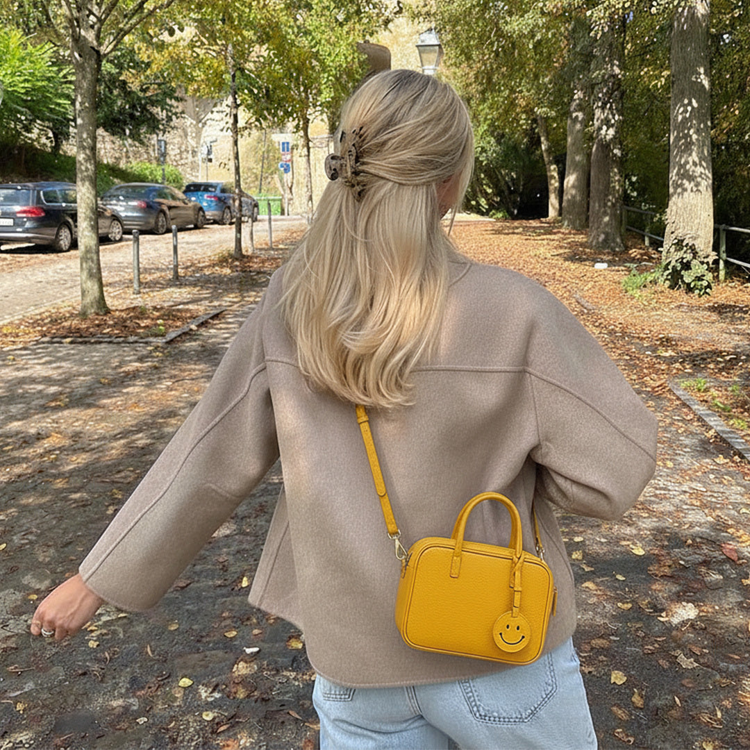 Leather Smile Crossbody