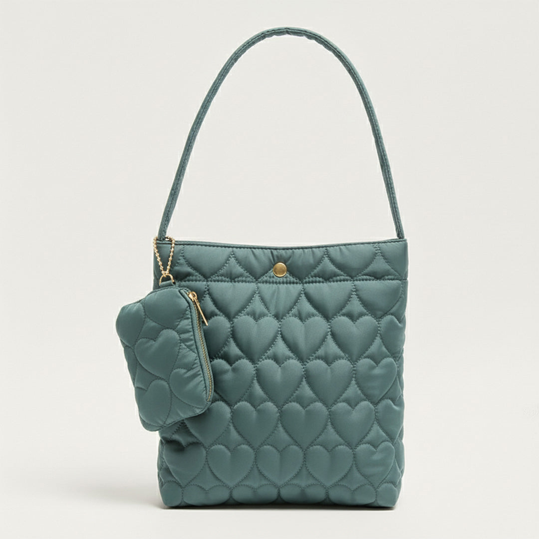 Quilted Heart Bag