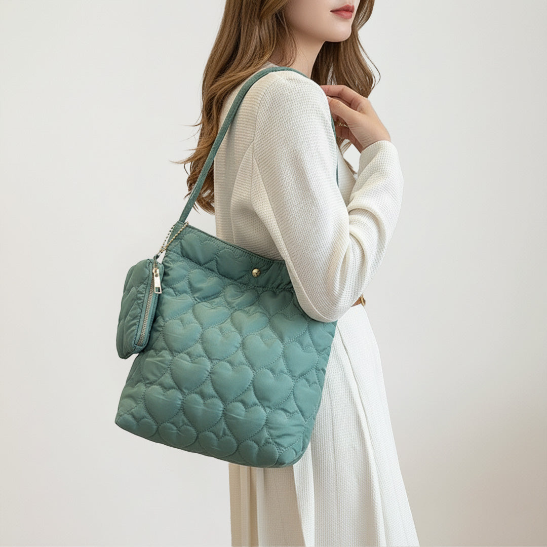 Quilted Heart Bag