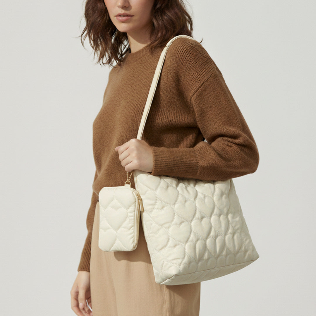 Quilted Heart Bag