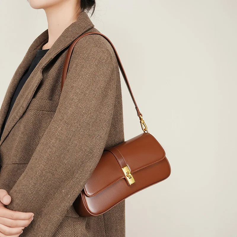 Casvian Leather Shoulder Bag