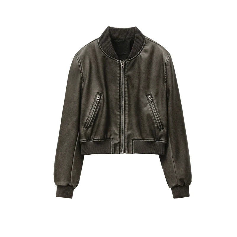 Cityscape Leather Jacket