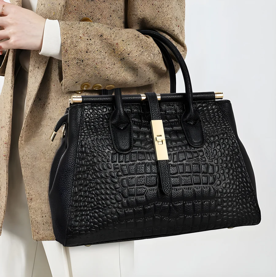Aveline Classic Alligator Bag