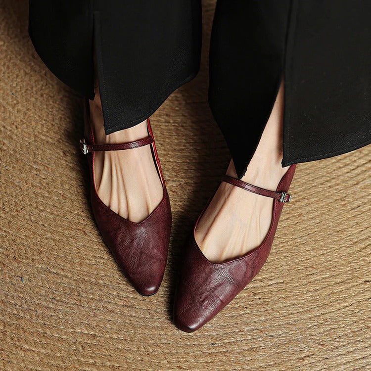 Bellancia Leather Leather Flats