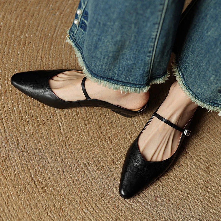 Bellancia Leather Leather Flats