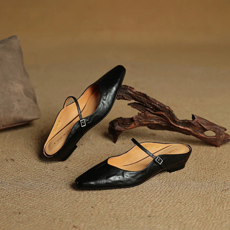 Bellancia Leather Leather Flats